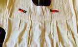Mexican embroidered peasant blouse 2