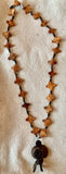 Unique orange peel necklaces