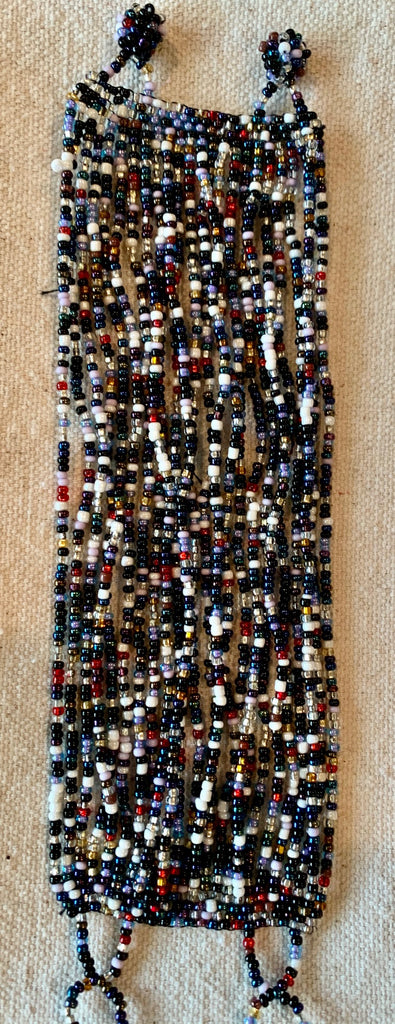 Multi-strand glass bead bracelet