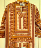 Hand-woven Guatemalan Ikat Tunic w/kangaroo pocket