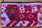 Zippered Pouch w/ Woven Animals from Nahuala 8