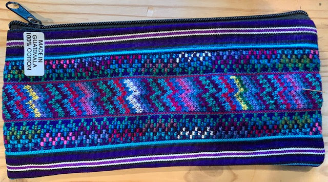 Pouch made from traditional Mayan textiles #11