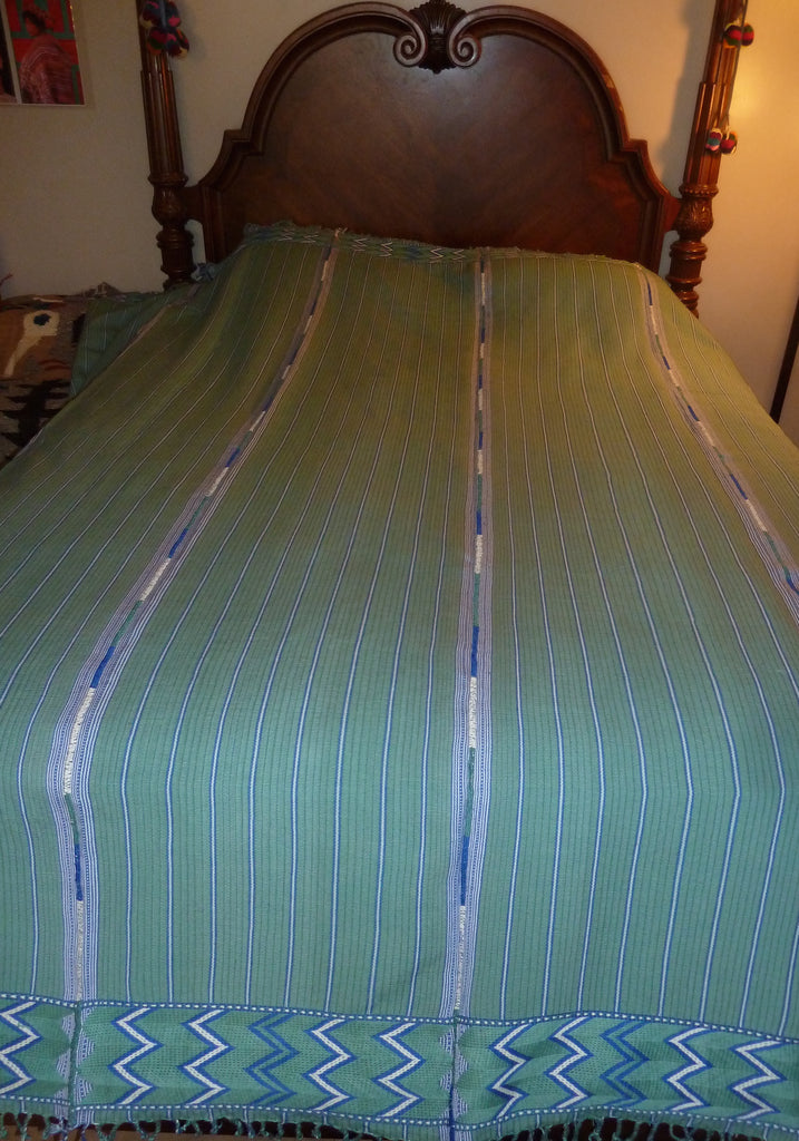 Blue/Green Bedspread