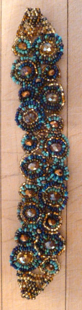 Beaded bracelet with magnetic clasp #2