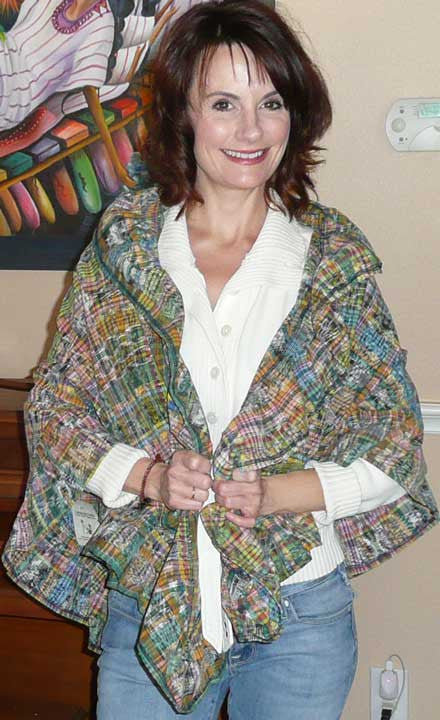 Guatemalan Paloma Shawl #016