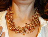 Bead and Stone Necklace #J028